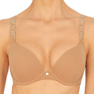 NATORI NWT Pure Luxe Push-Up Underwire Bra in Café Size 32B